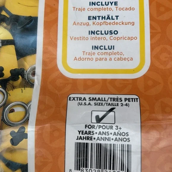 Universal Despicable Me Minion Outfit - Yellow and Blue - Picture 2 of 6